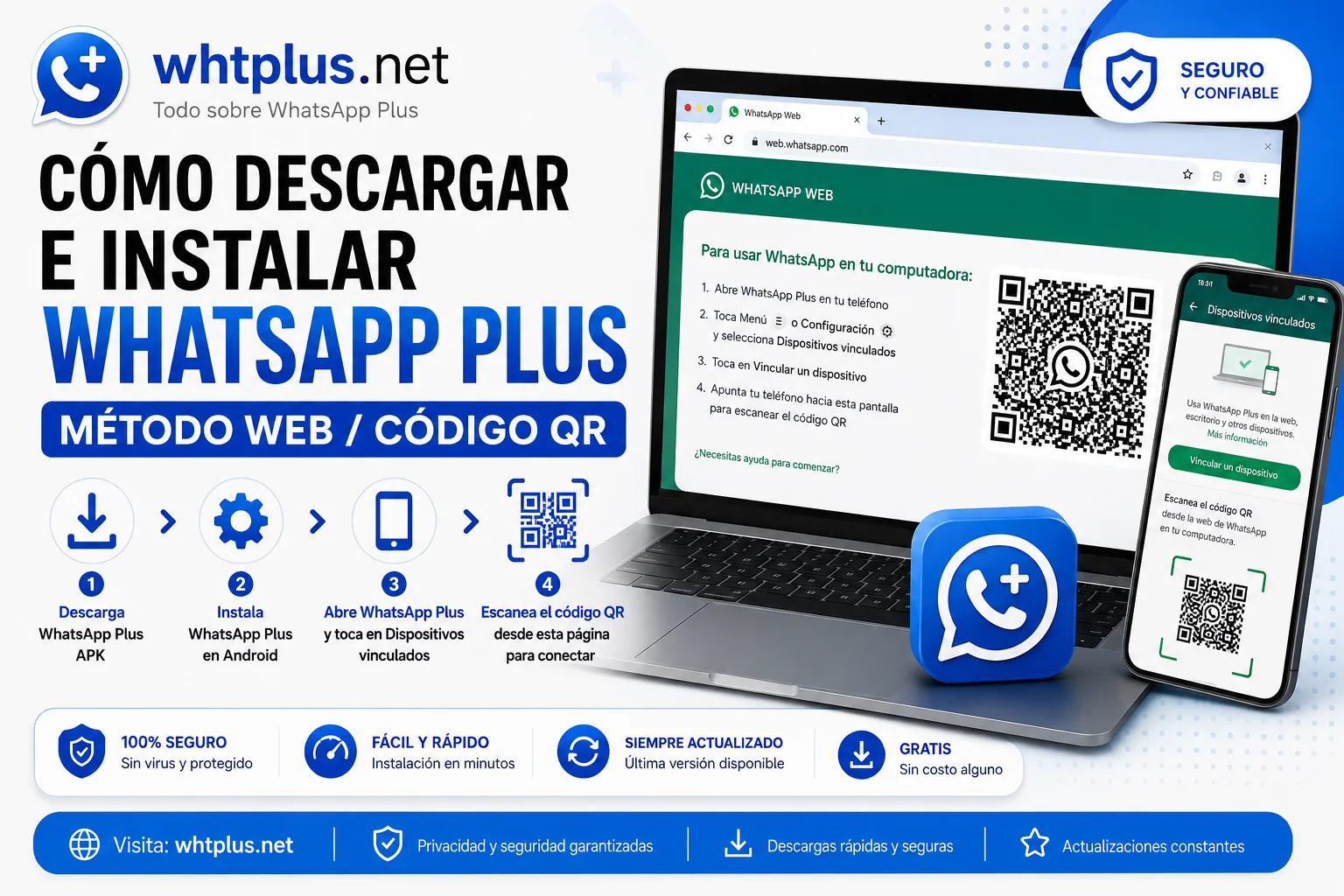 Como Descargar WhatsApp Plus Para WEB & QR