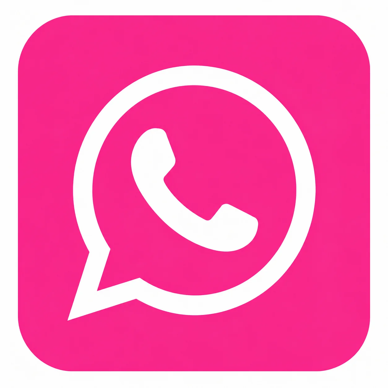 WhatsApp Plus Rosa